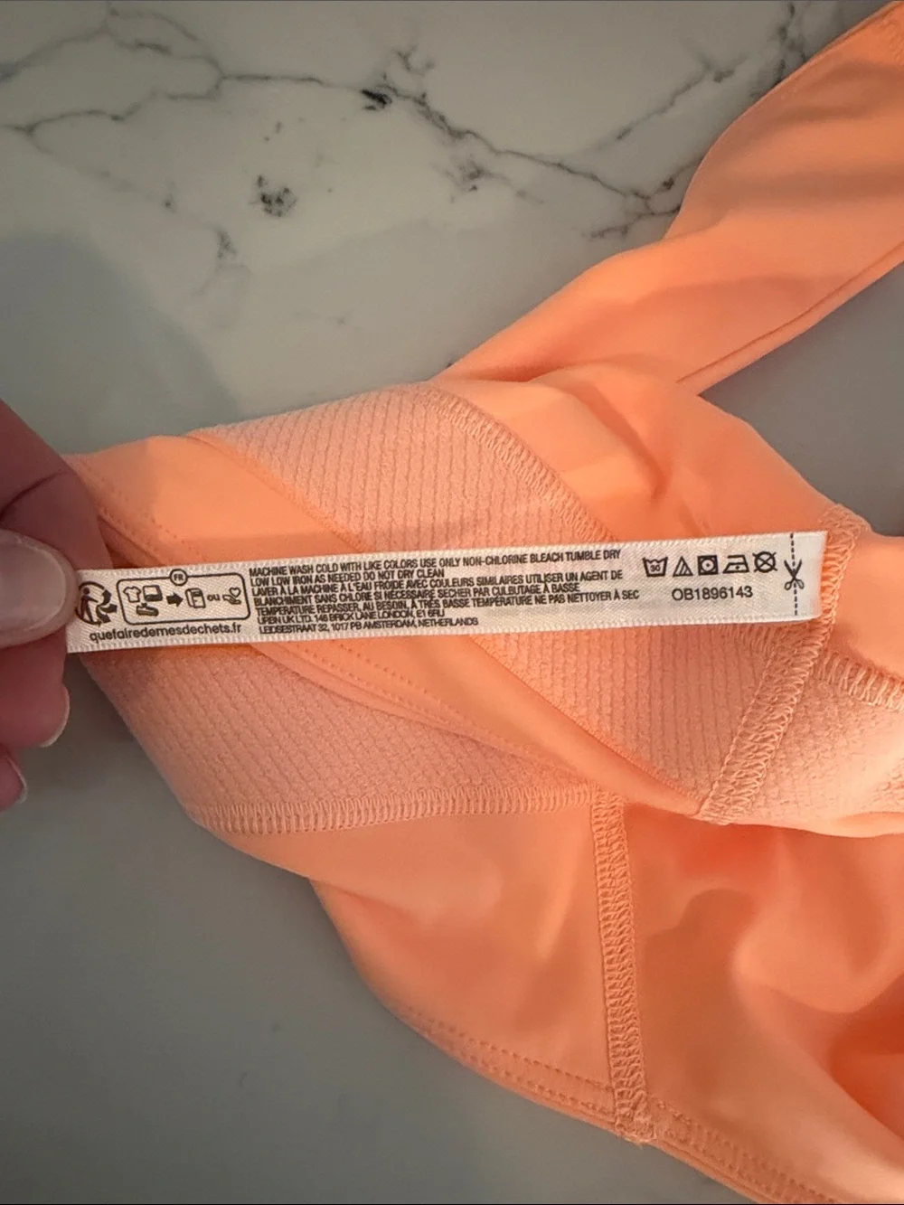 NWT FP Movement by Free People Win Win Bra in Neon Clementine | Size Small